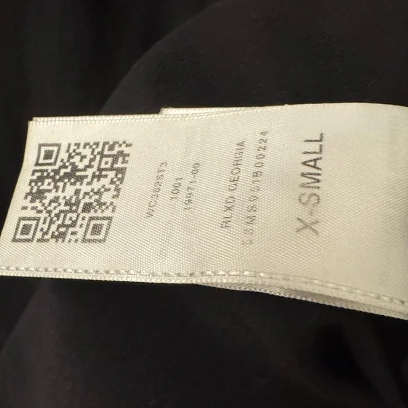 True Religion black silk button down shirt - Picture 6 of 8